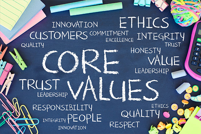 Values, ethics hotline, business, responsibility, trust